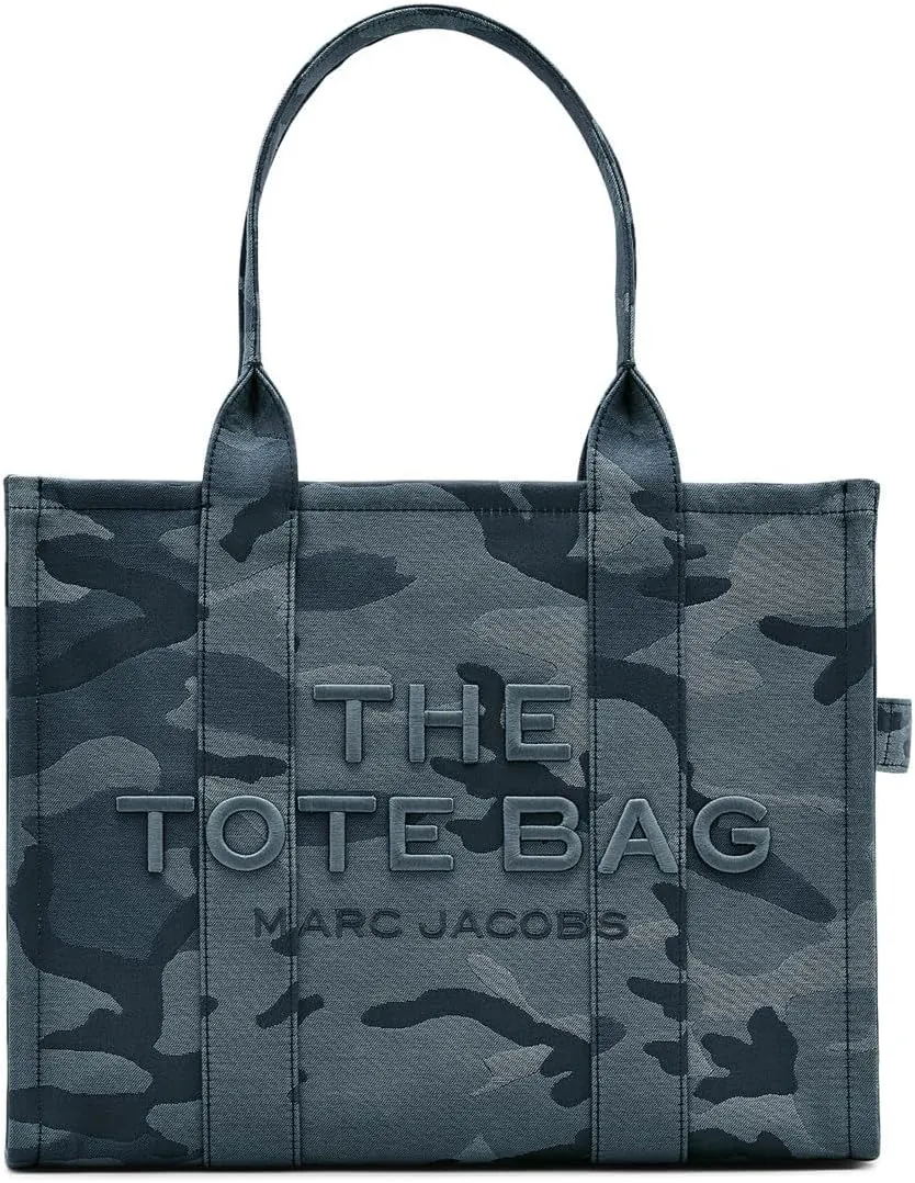 Marc Jacobs The Camo Jacquard Large Tote Bag, Blue Multi