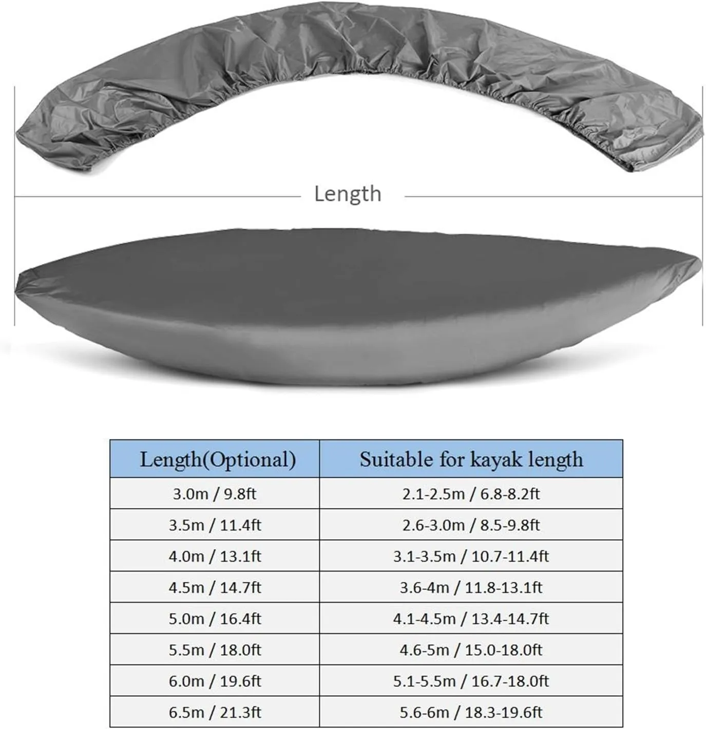 Marine Accessories Universal Kayaks Cover Canoe Boat Waterproof UV Resistant Dust-Proof Storage Cover Kayaks Boat Canoe Cover(4m)
