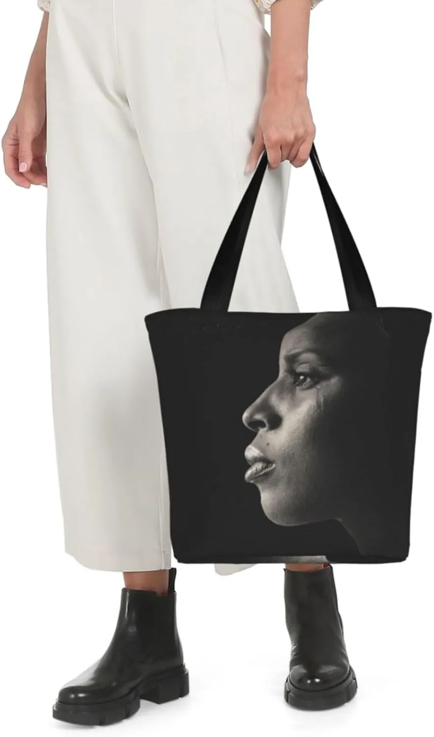 Mary J Musics Blige Shoulder Bag, Customized Shopping Tote Portable Canvas Bag