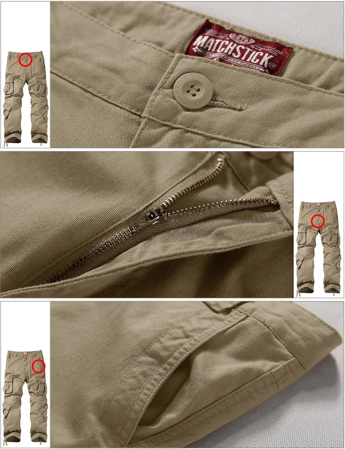Match Men's Wild Cargo Pants