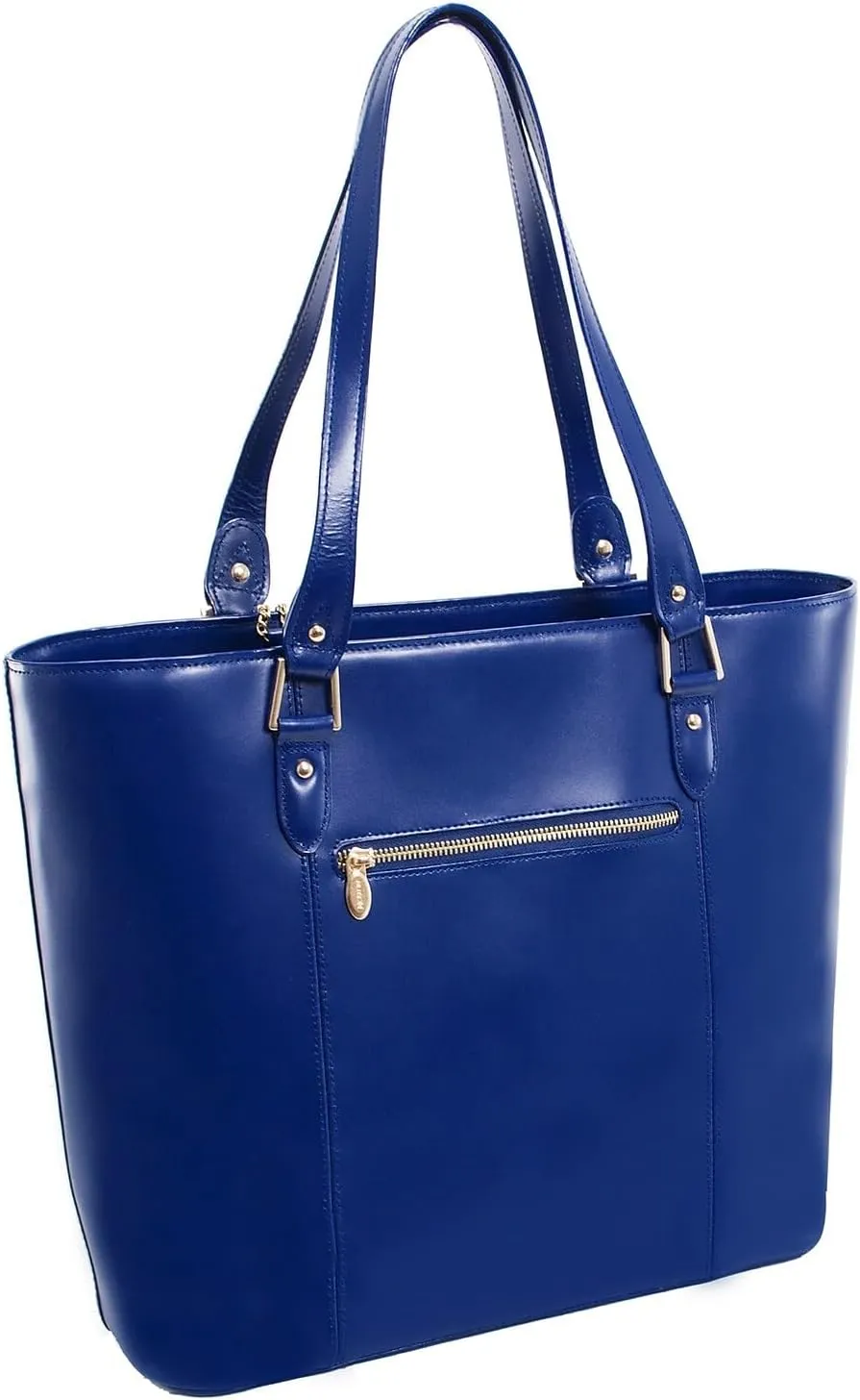 McKlein Leather Ladies' Tote with Tablet Pocket- ALDORA
