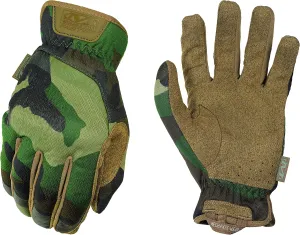 Mechanix Wear - FastFit Woodland Camo Tactical Touchscreen Gloves (X-Large, Camouflage)