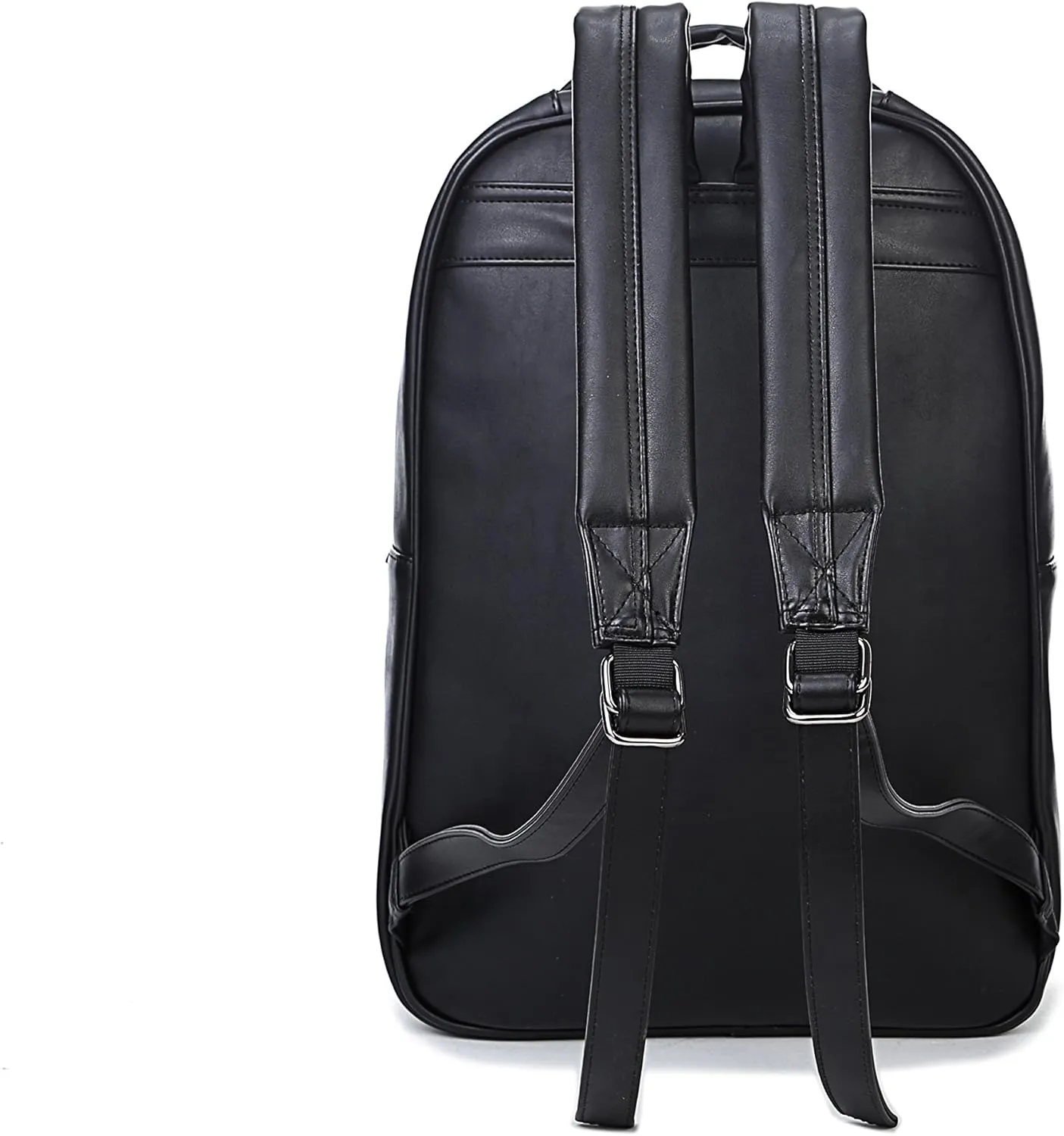 Men Casual Pu Leather Backpack Women 3D Lionhead Studded Pack Travel Outdoor Daypack Laptop Bag