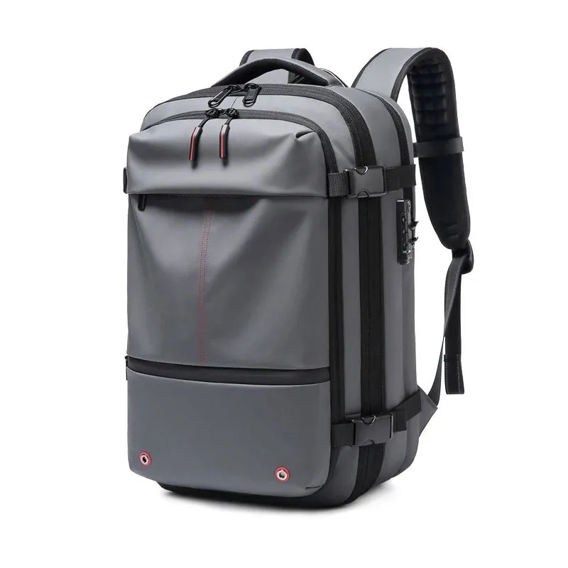 Men's 17-Inch Laptop Backpack - Vacuum Compression Business and School Backpack with Large Capacity for Outdoor Use