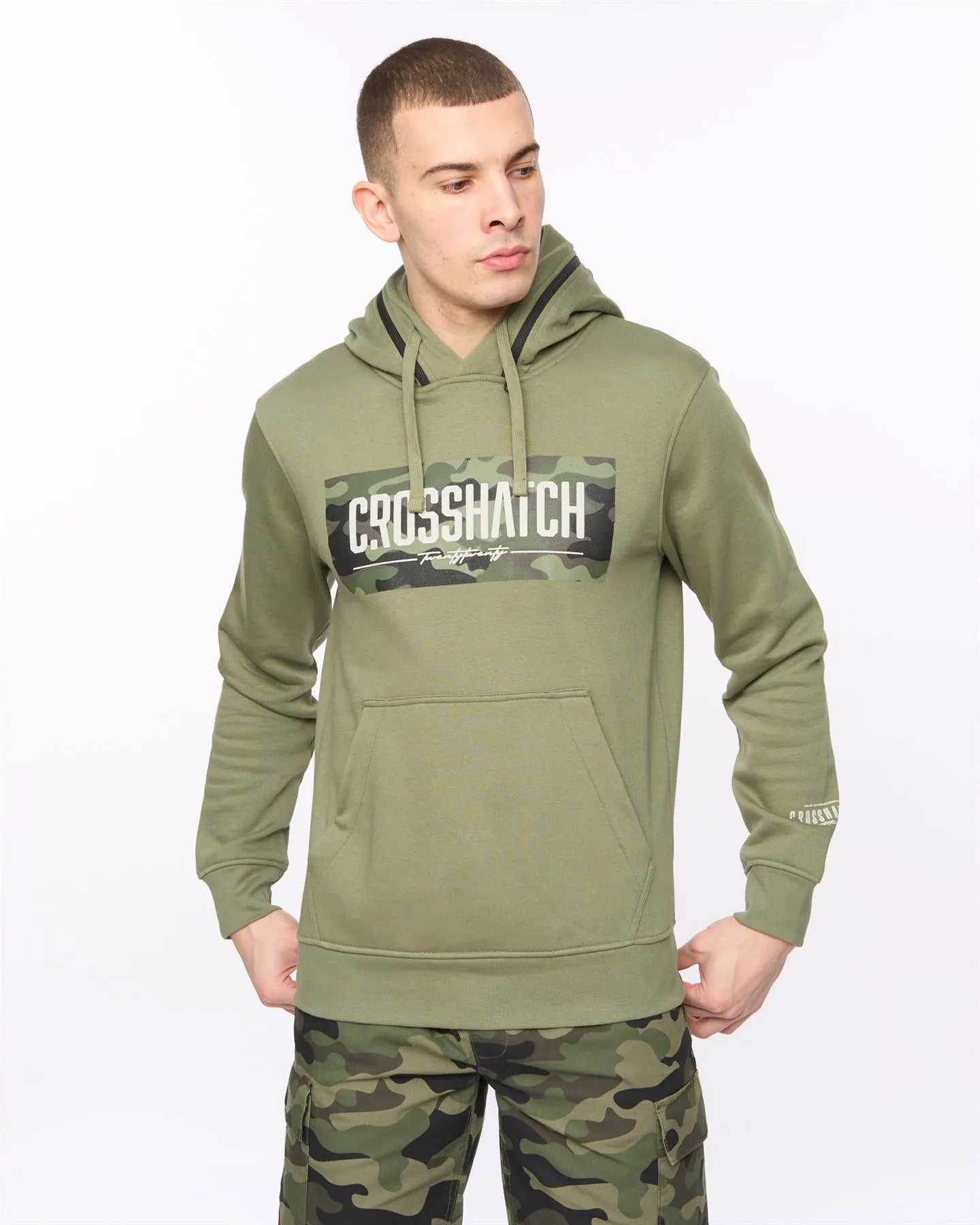 Mens Camtort Hoodie Olive