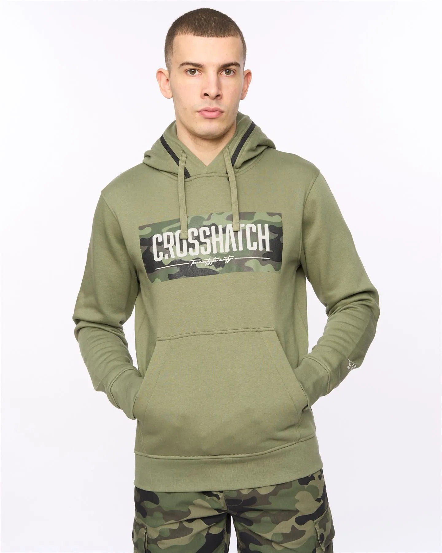 Mens Camtort Hoodie Olive