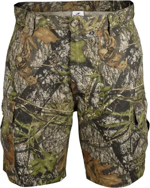 Men's Cargo Shorts - Durable Camo Cargo Shorts for Men-Mens Shorts Cargo with Mossy Oak Print - Ideal for Hiking and Camping