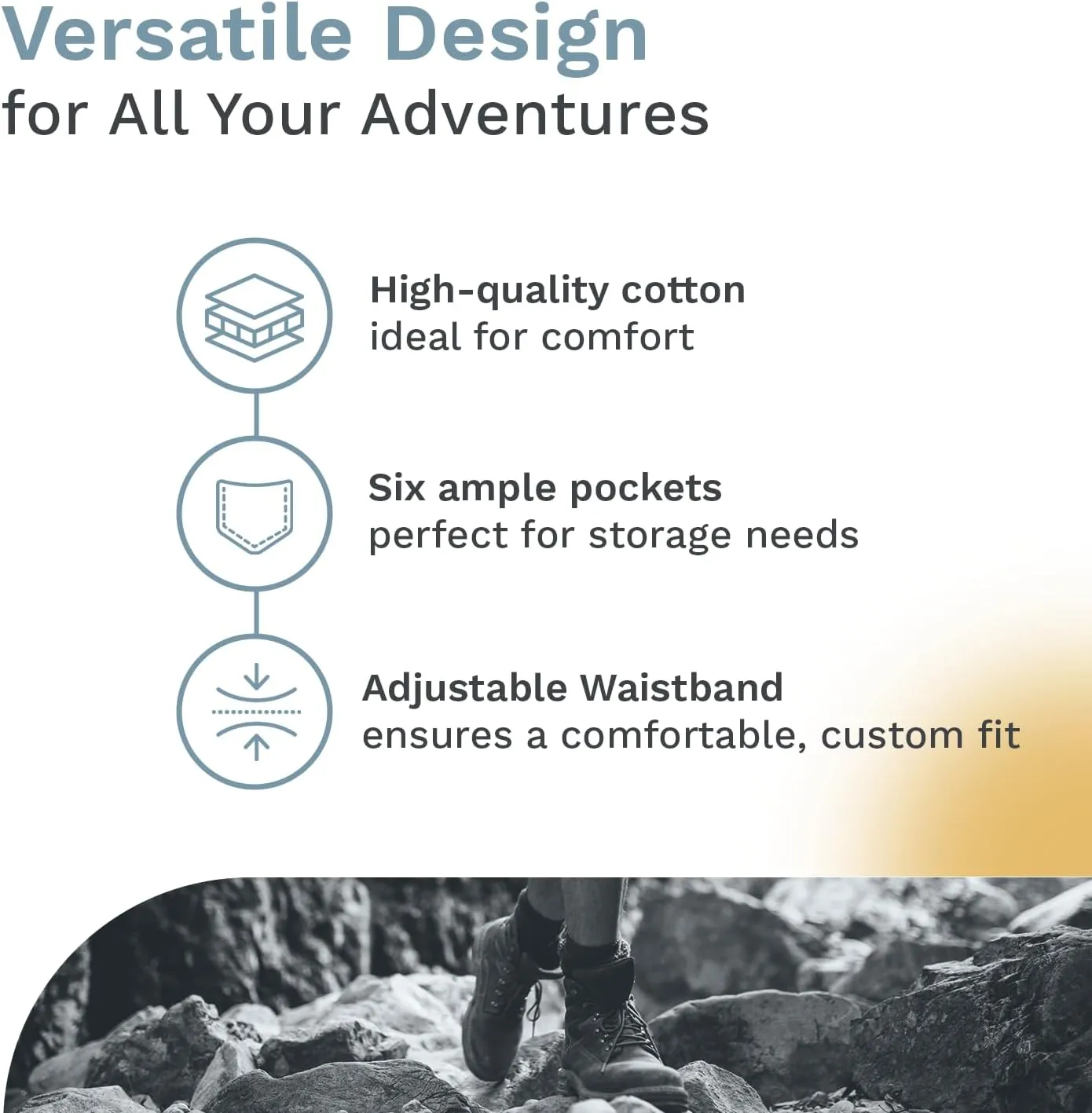 Men's Cargo Shorts - Durable Camo Cargo Shorts for Men-Mens Shorts Cargo with Mossy Oak Print - Ideal for Hiking and Camping