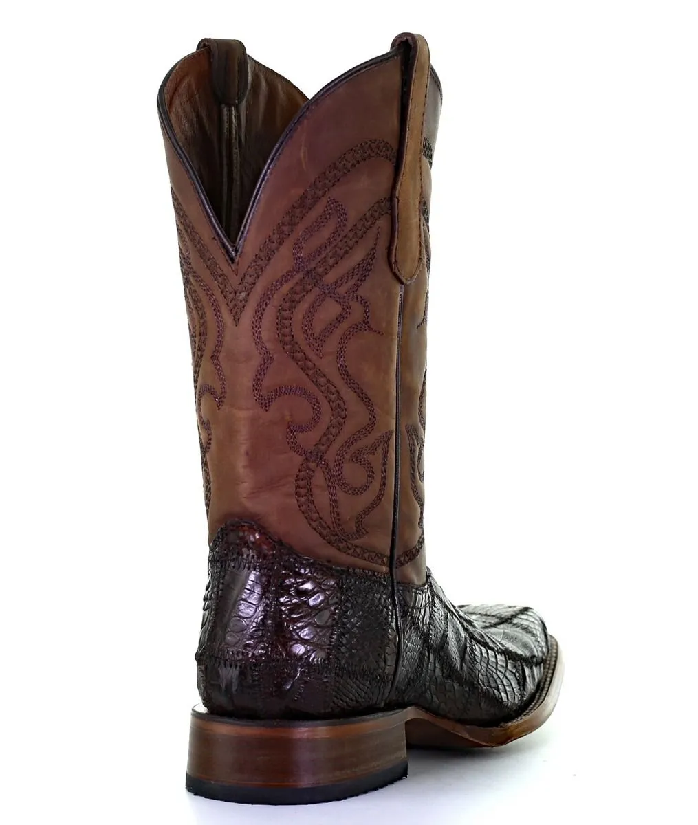 Men's Cinnamon Caiman Patch Work Boot By Circle G L5735