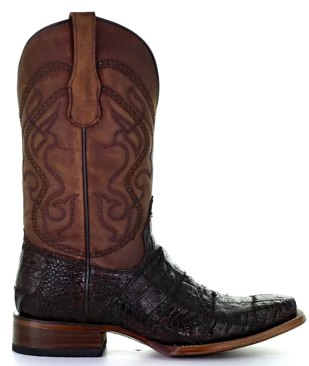 Men's Cinnamon Caiman Patch Work Boot By Circle G L5735