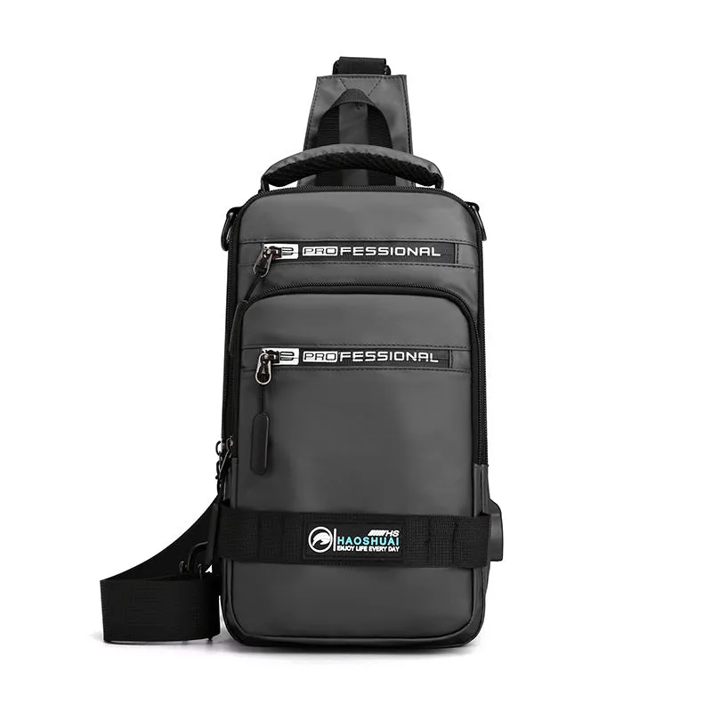 Men's Korean Style Fashionable Leisure Waterproof Large Capacity Backpacks