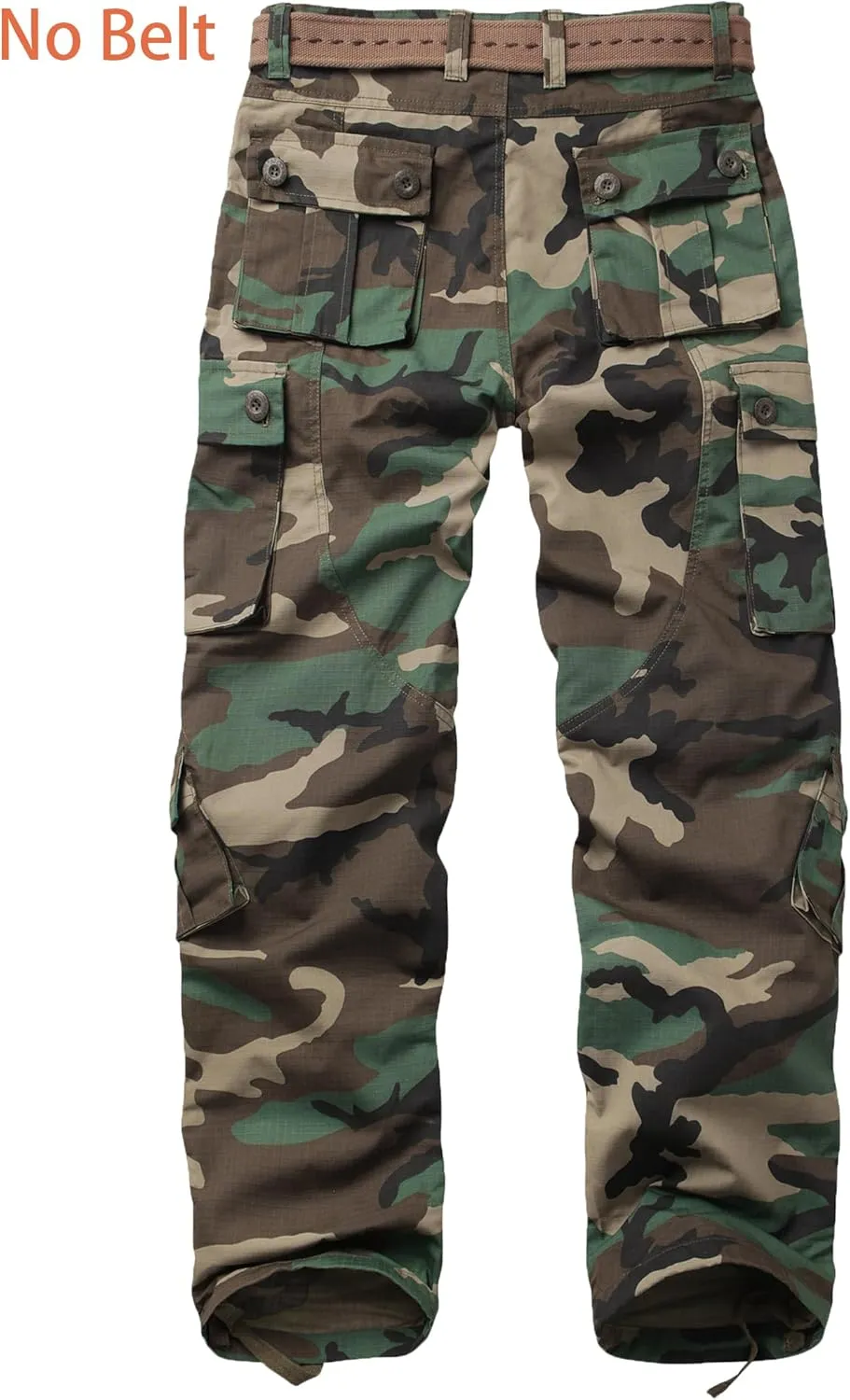 Men's Outdoor Hiking Pants, Tactical Pants Lightweight Casual Work Ripstop Cargo Pants for Men with Pockets