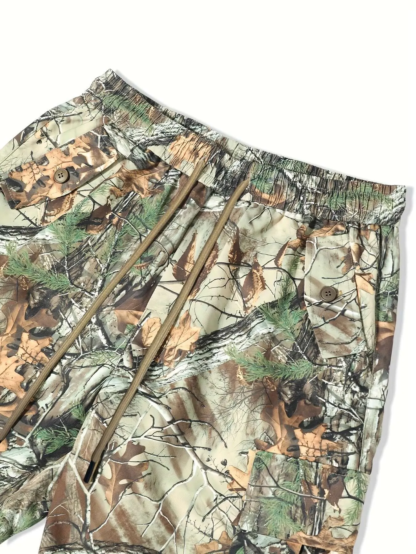 Men's Y2K Camo Cargo Pants – Loose Fit, Multi-Pocket