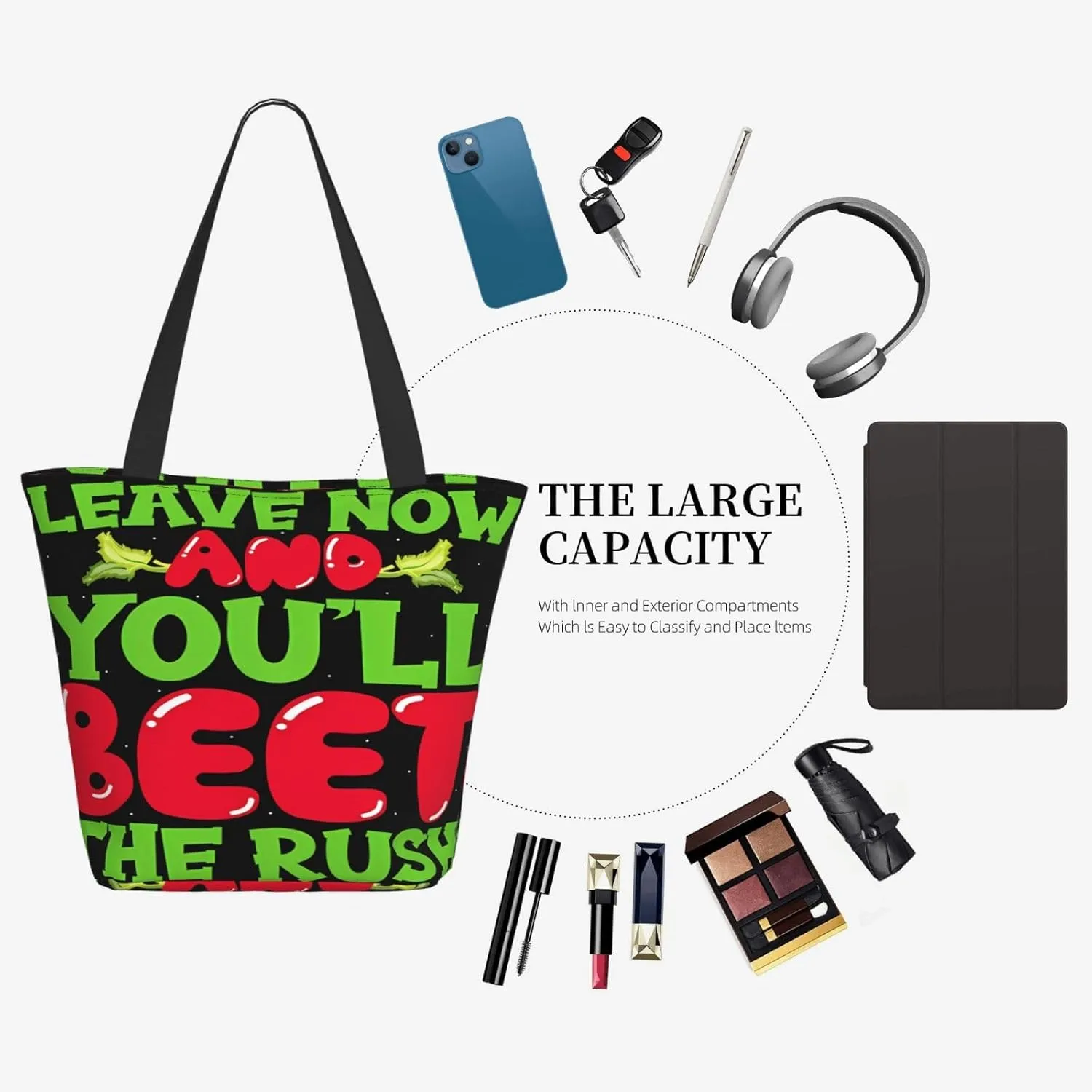 Mentor Teachers inspire Educate Coach Share Influence Tote Bag Shopping Handbag Large Capacity Shoulder Bag