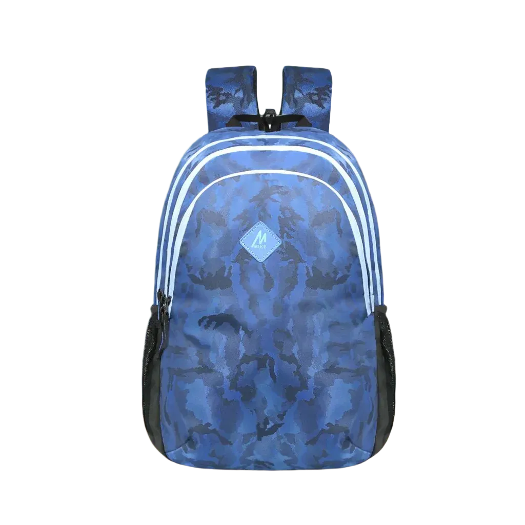 Mike Cosmo Casual Backpack - Camo Blue