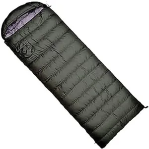 Military Duck Down Sleeping Bag for Camping, Ultralight 800g Waterproof, Army Navy Outdoor Gear