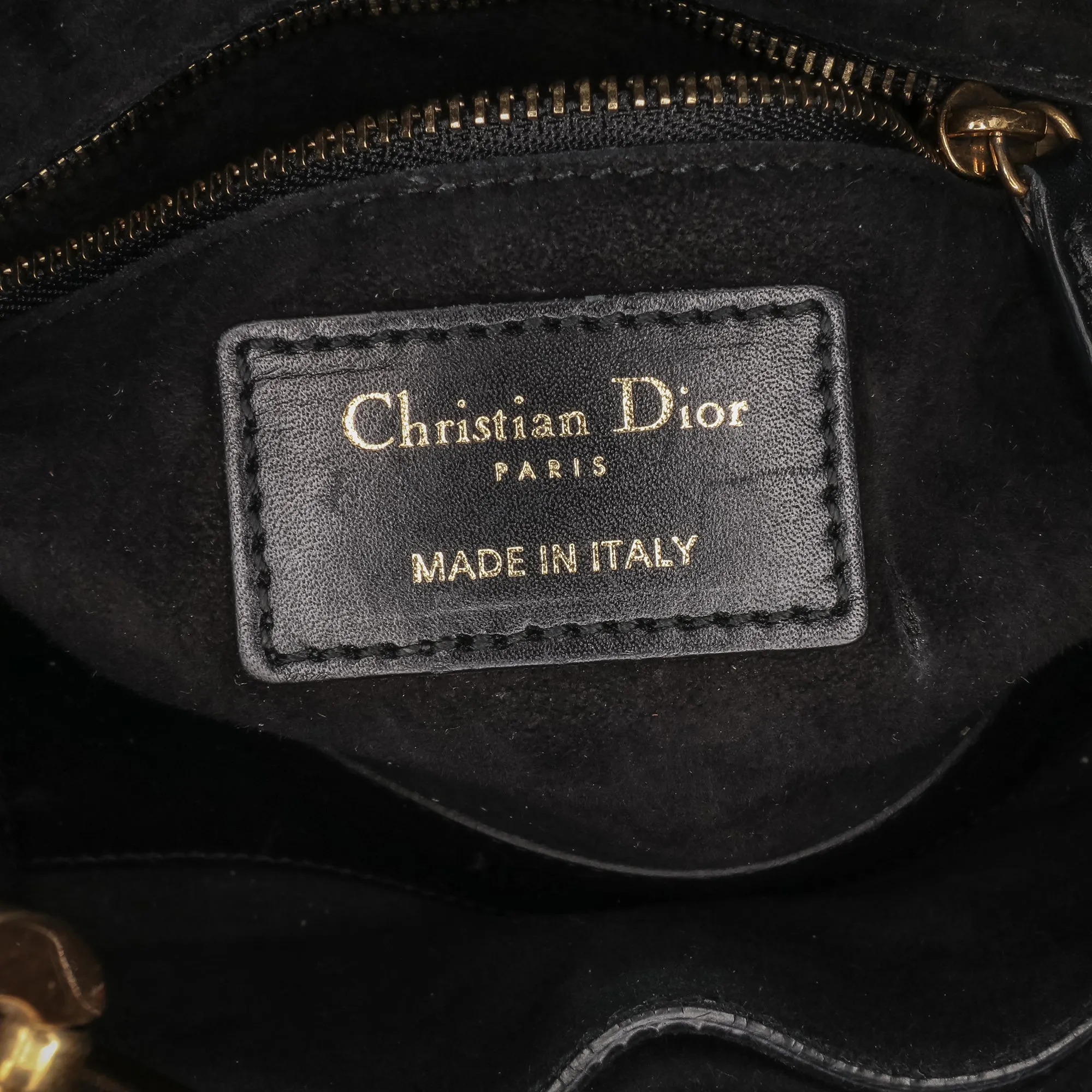 Mini Lambskin Cannage Studded Supple Lady Dior