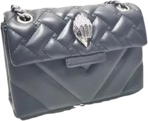 Mini Quilted Eagle Metal Women Shouder Bag Embroidery PU Leather Ladies Cross Body Bag (Large 26x9x18cm)