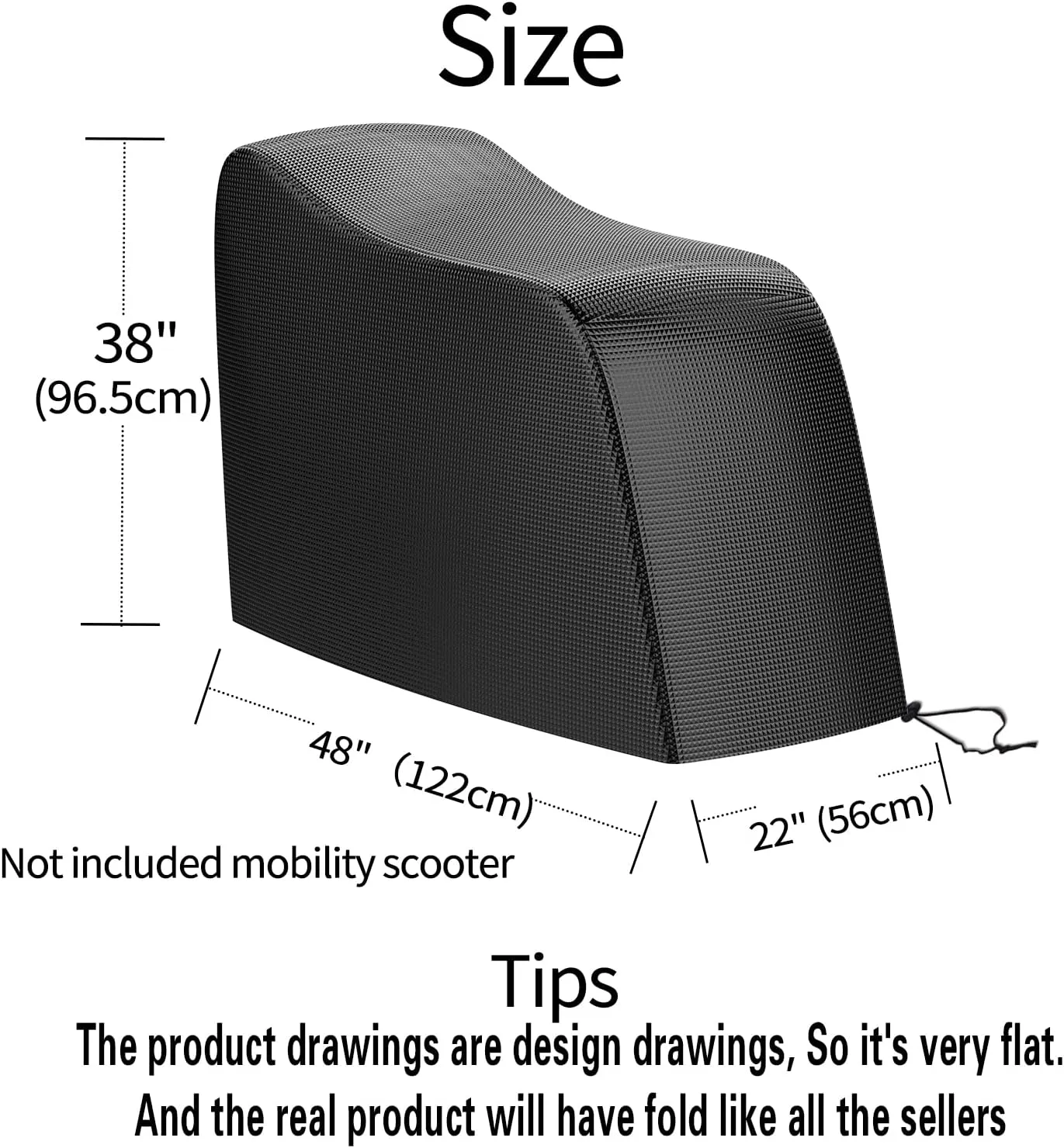 Mobility Scooter Cover,Scooter Storage Cover,Mobility Scooter Covers Waterproof,Electric Scooter Cover,Cover for Mobility Scooter Accessories Protector from Waterproof Sunproof dustproof