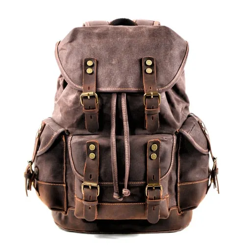 Model 14 MUCHUAN Leather Backpack
