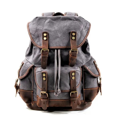 Model 14 MUCHUAN Leather Backpack