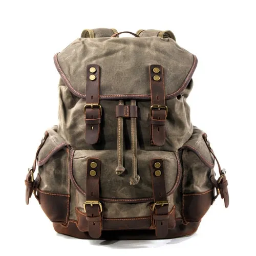 Model 14 MUCHUAN Leather Backpack