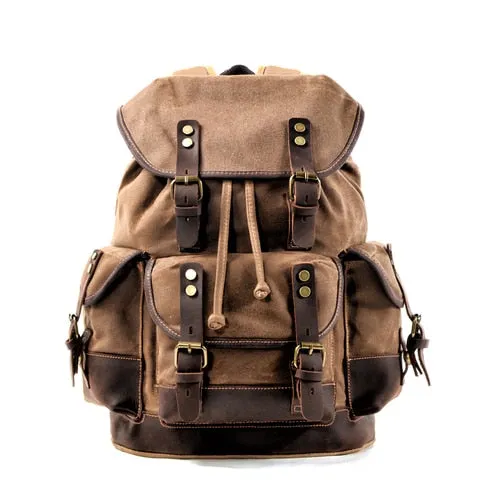 Model 14 MUCHUAN Leather Backpack