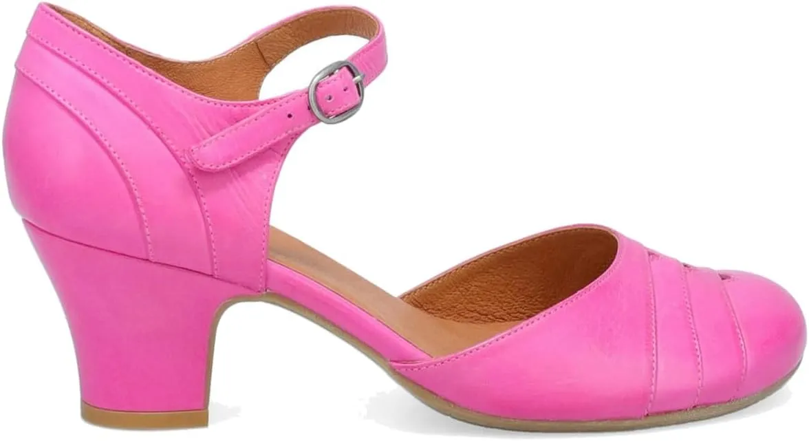 MOOMMO Women Vintage Low Chunky Heel Mary Jane Shoes Pumps Round Closed Toe Cut-out Dress Sandals Ankle Strap 2" Block Heels Mary Janes Dress Shoes Rainbow Patchwork Buckle Office Party Fall 4-11 M US