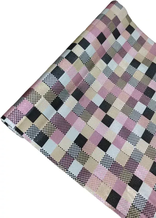 Mopak Decor Polyester Solid Chess Fridge Mat & Cover - Pack of 1 (10Meter).