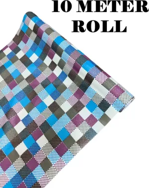 Mopak Decor Polyester Solid Chess Fridge Mat & Cover - Pack of 1 (10Meter).