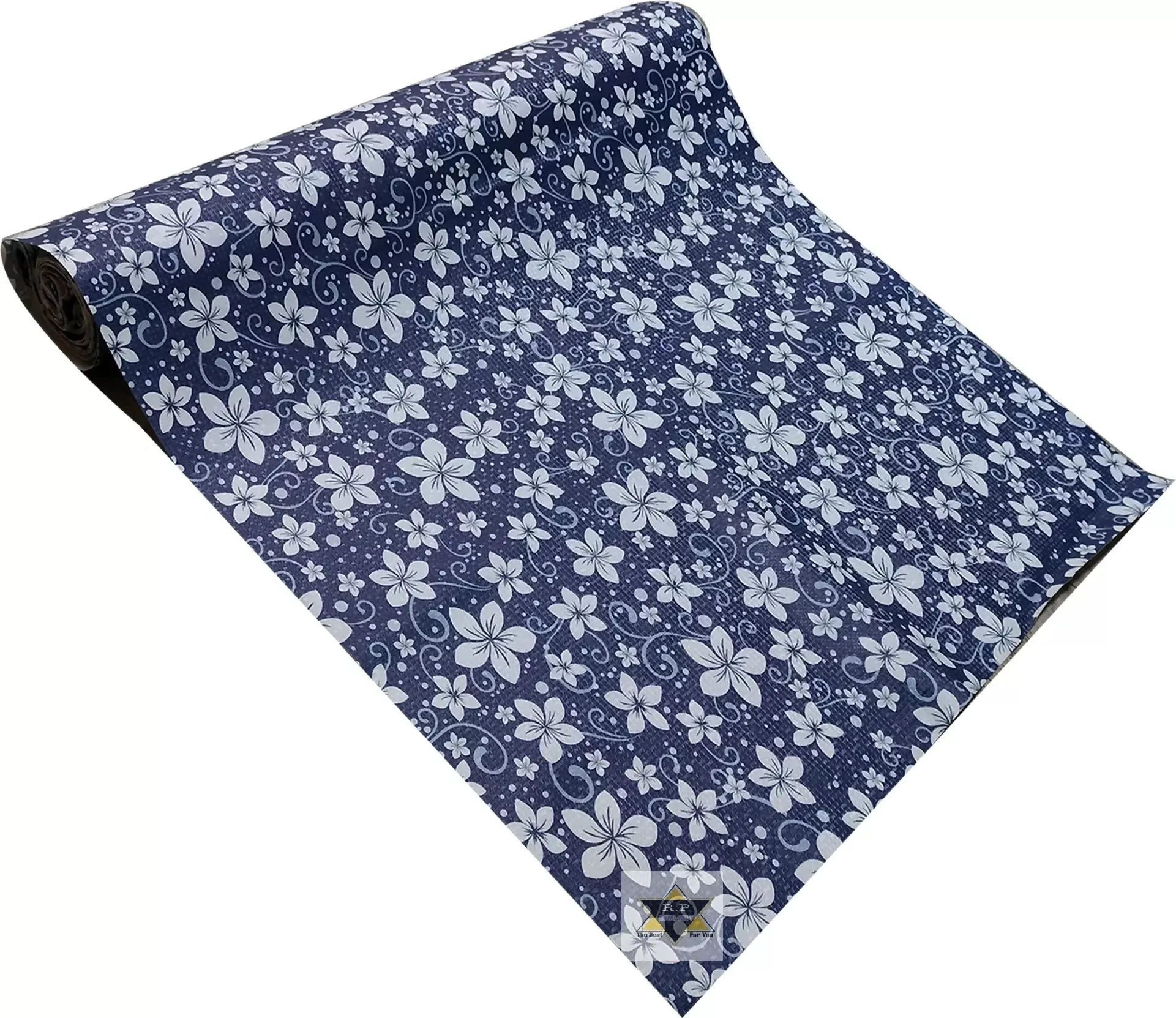 Mopak Decor Shelf Liner 10M used for Wardrobe kitchen cabinet Drawer Slab Roll - ( 45x1000cm) (Blue Mini)