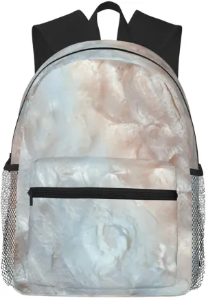 Mother Of Pearl Light Lightweight Packable Backpack Travel Casual Hiking Daypack Foldable Backpack For Men Women