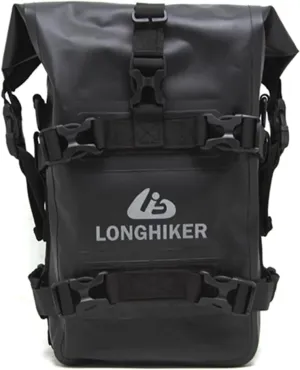 Motorcycle Crash Bar Bag 8L Waterproof Side Bag with Shoulder Strap