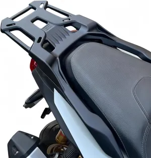 Motorcycle Rear Rack Compatible with H-onda ADV 160 ADV160 ADV-160 2023 2024 Aluminum Rear Luggage Racks Extended Shelf Tail Storage Cargo Rear Rack Carrier, Black