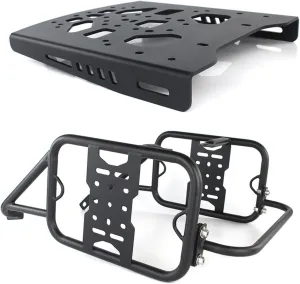 Motorcycle Rear Rack Luggage Rack Compatible with Yamaha TW200 1987-2023 2024 TW 200 Saddlebag Support Racks Pannier Racks Side Carrier