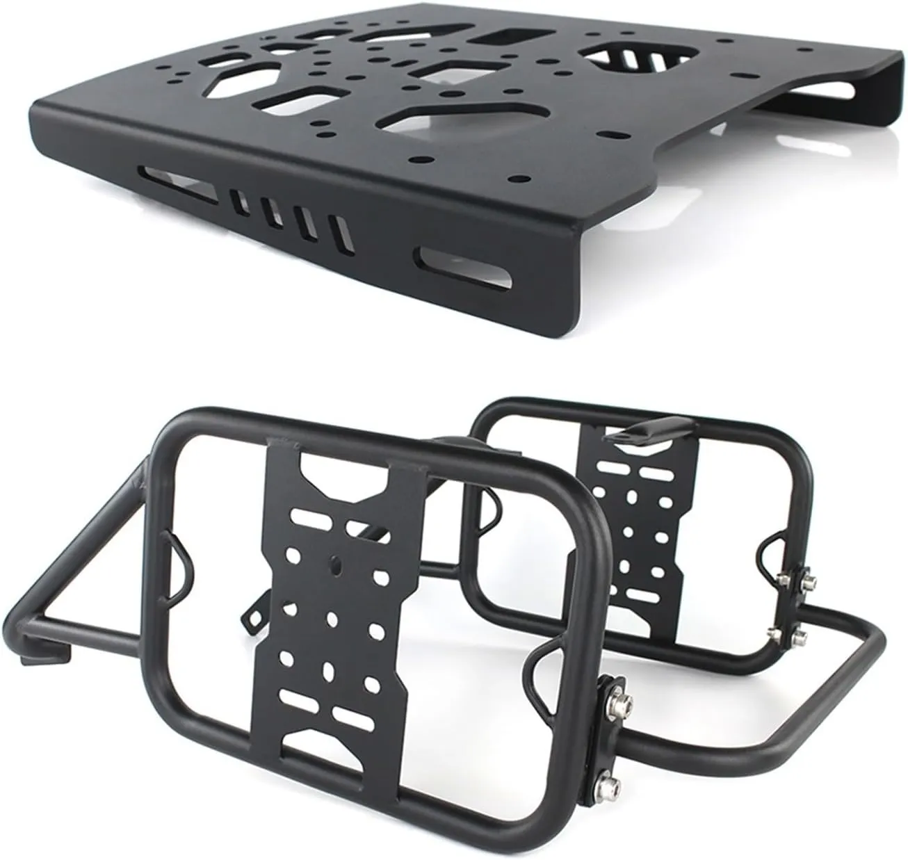Motorcycle Rear Rack Luggage Rack Compatible with Yamaha TW200 1987-2023 2024 TW 200 Saddlebag Support Racks Pannier Racks Side Carrier