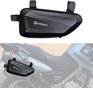 Motorcycle Storage Bag - 1.5L EVA Hard Shell, Waterproof