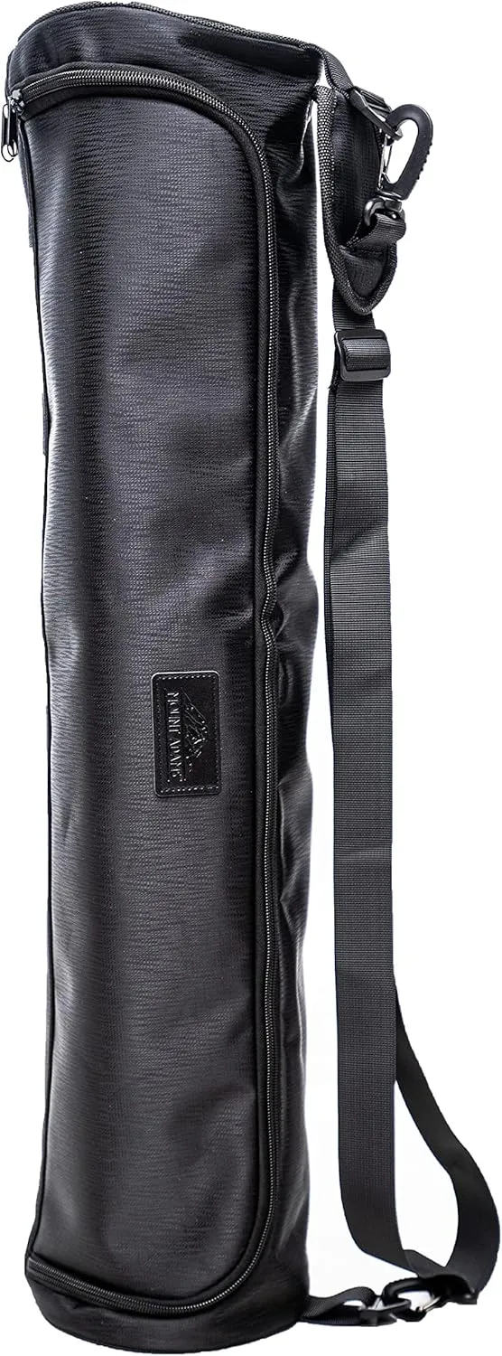 Mount Adams Yoga Mat Bag, Fits Mats up to 74" x 26" x 6mm, Sling Bag with Interior Pocket and Adjustable Carry Strap, Stain Resistant Exercise Mat Carrier for Pilates, Yoga, and Workout