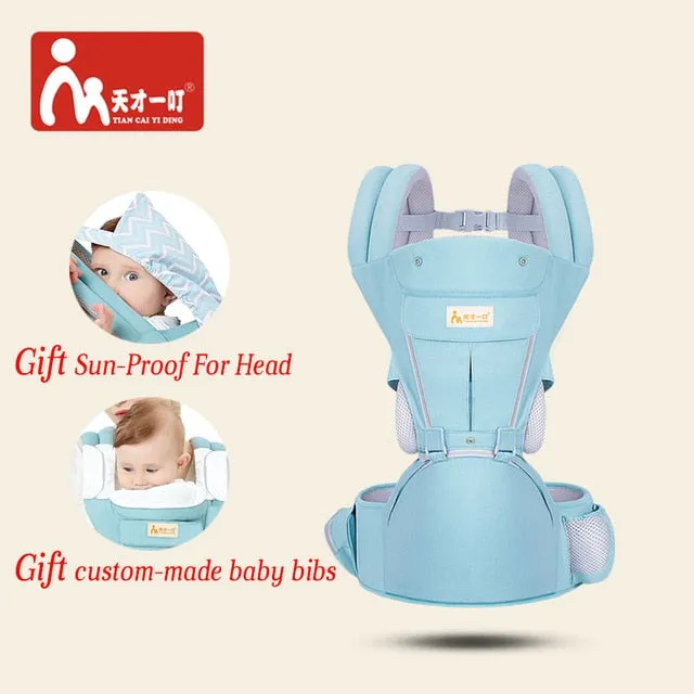 Multifunction Kangaroo Baby Carrier with Hood Sling