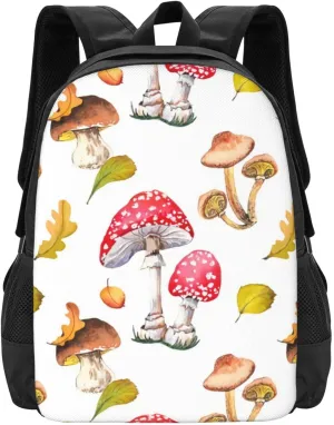 Mushrooms Lightweight Packable Backpack Travel Casual Large Capacity Daypack Foldable Backpack For Men Women