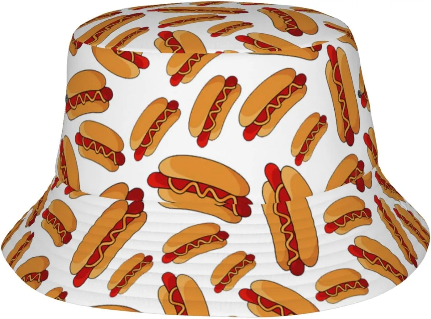 Music Rock Doodle Bucket Hat Beach Travel Fisherman Hat Packable Sun Hat Cap for Unisex Women Men