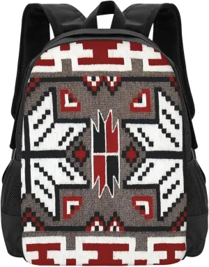 Native American Blanket Weaving Pattern Lightweight Packable Backpack Travel Casual Hiking Daypack Foldable Backpack For Men Women