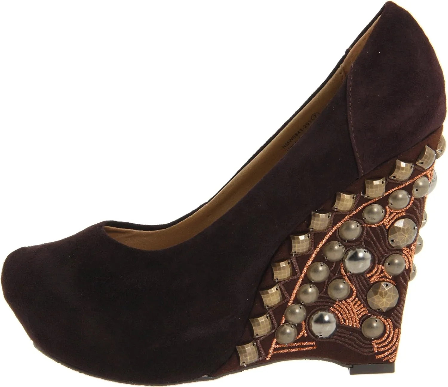 Naughty Monkey Women's Vice Wedge Pump