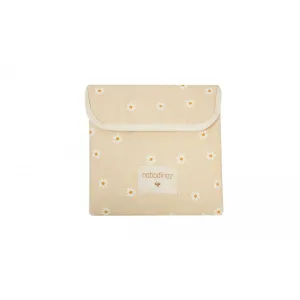 nobodinoz Sunshine Double Pocket Eco Snack Bag Daisies