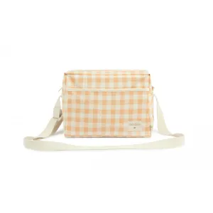 nobodinoz Sunshine XL Rectangular Cooler Bag Melon Vichy