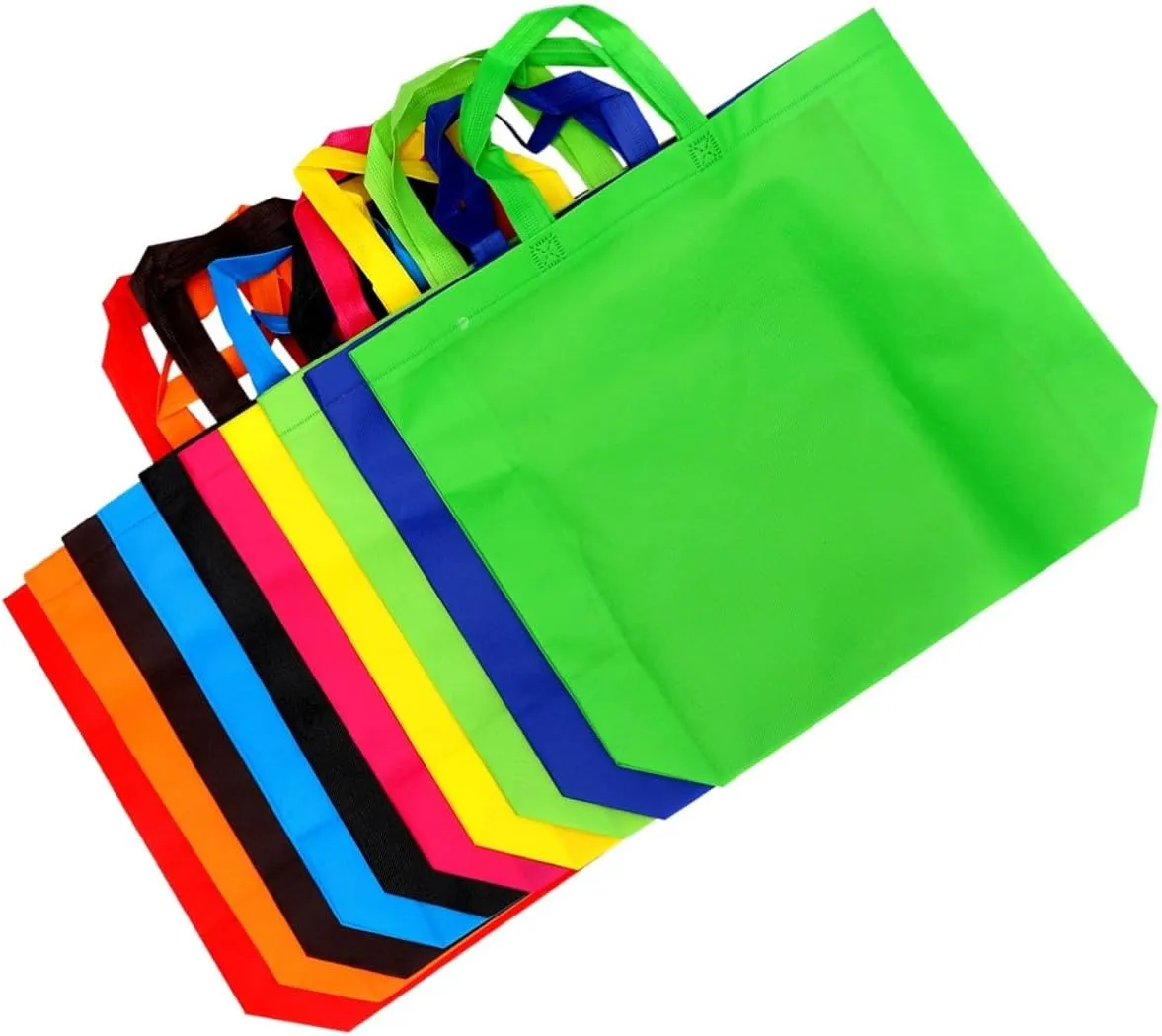 Non-woven Shoulder Bag Large Capacity Tote for Women Sling Bag for Women Creative Storage Pouch Random Color