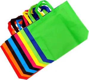 Non-woven Shoulder Bag Large Capacity Tote for Women Sling Bag for Women Creative Storage Pouch Random Color