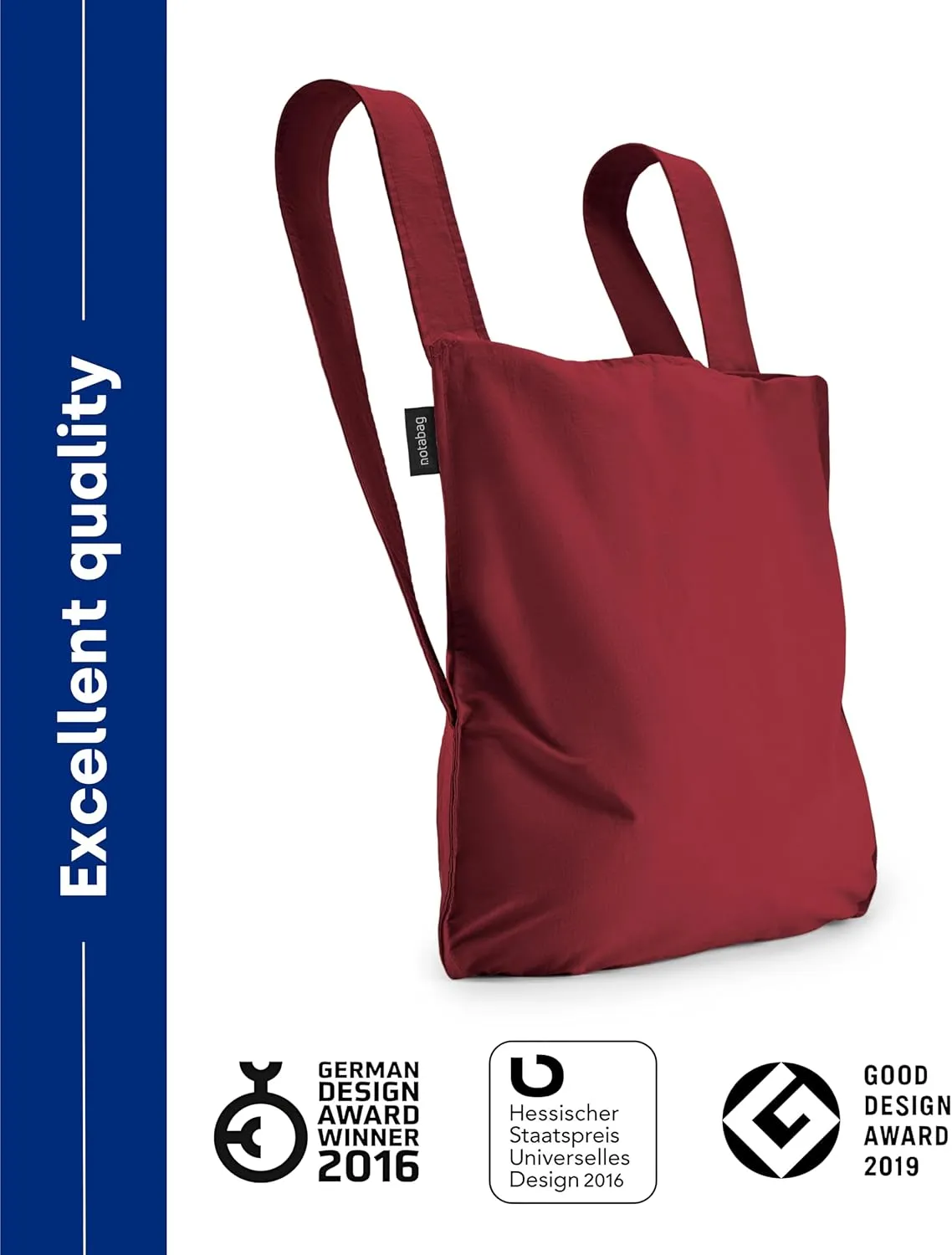 Notabag – 2 in 1 Backpack and Bag – Backpack waterproof – reusable grocery bags foldable