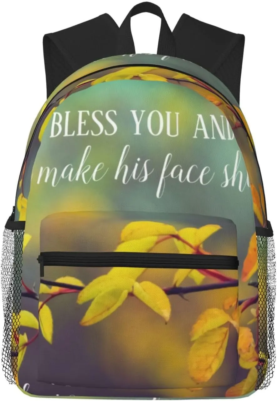 Numbers 6 24-26 The Lord Bless You And Keep You Lightweight Packable Backpack Travel Casual Hiking Daypack Foldable Backpack For Men Women