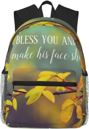 Numbers 6 24-26 The Lord Bless You And Keep You Lightweight Packable Backpack Travel Casual Hiking Daypack Foldable Backpack For Men Women